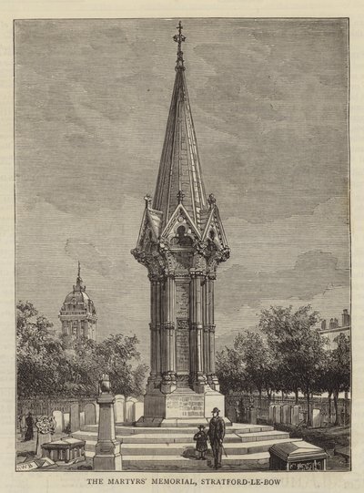 Il Memoriale dei Martiri, Stratford-le-Bow da Henry William Brewer